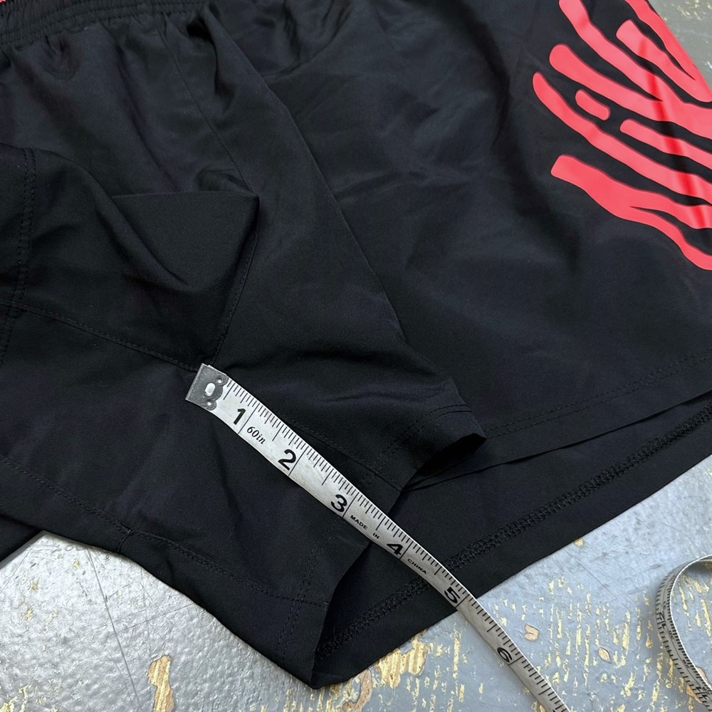 Nike 3” Running Fitness Shorts AJ9141-010 Black Infrared Large Women’s Work Out - Picture 10 of 12